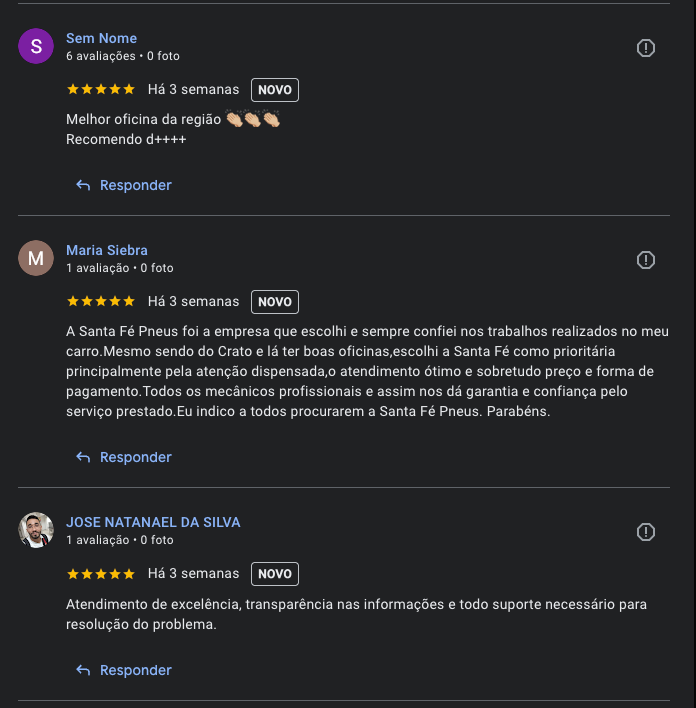 Avaliação de cliente 2